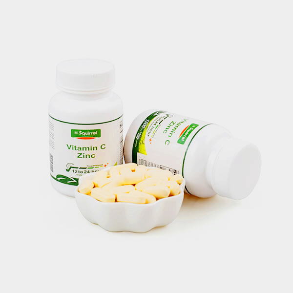 Vitamina C 1500 mg y zinc 15 mg 180 tabletas tableta de liberación programada con marca privada