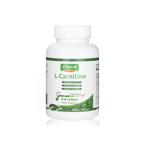 Alimentos saludables L-Carnitina 1000 mg 60 tabletas Tableta de liberación programada